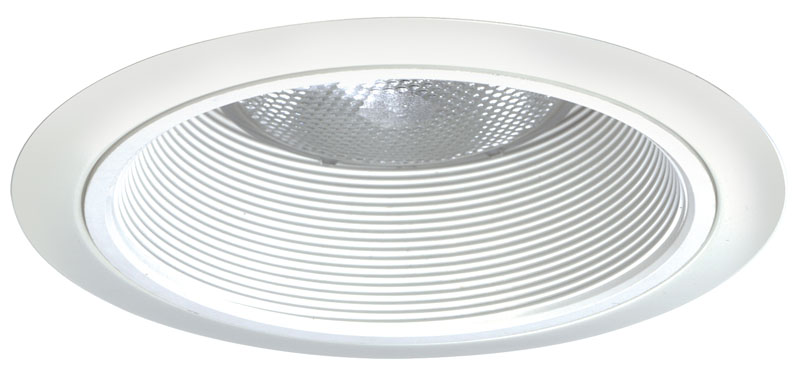 Product image for 6" Downlight Tapered Baffle Trim - White w/ White Baffle