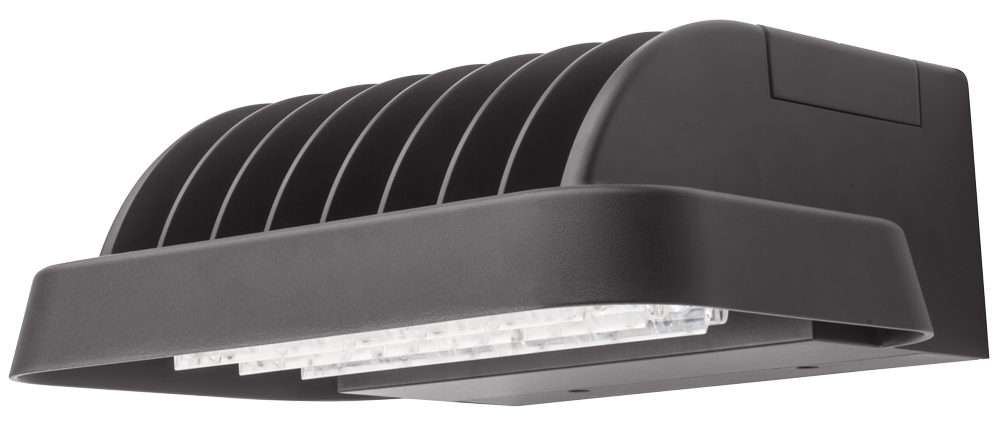 Product image for Lithonia KAXW-LED-P2-40K-R3-MVOLT-DDBXD LED Wallpack, 49W, 4000K Color Temperature, 480V, Black Finish