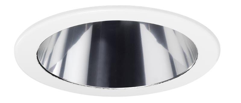 Product image for Juno V4017C-WH 4 Inch 50 W R/PAR20 Clear Conical Baffle Compatible Trim