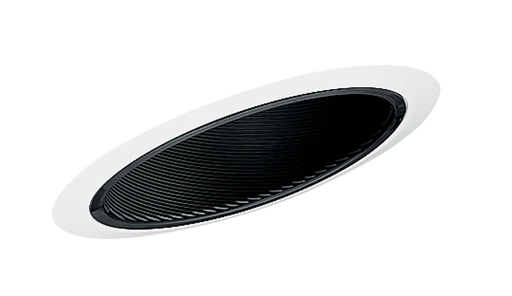 Product image for 6" Super Slope Downlight Baffle Trim - White w/ Black Baffle