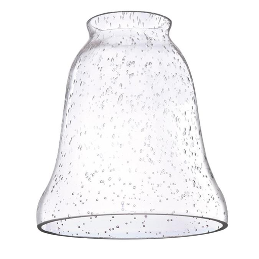 Westinghouse Clear Seeded Glass Bell Shade