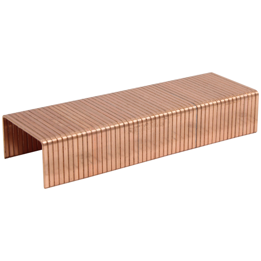 1-1/4" Crown Carton Closing Stick Staples - Copper Coated
