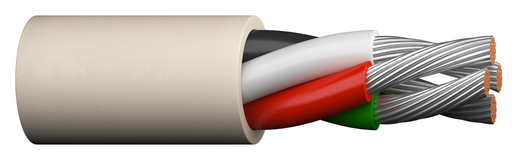 FA142FPLP - 14/2 Unshielded Fire Alarm Cable, Plenum, Black & Red