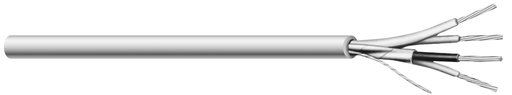 20 AWG, Multi-conductor Electronic Cable, 4 Conductor, Unshielded, Gray