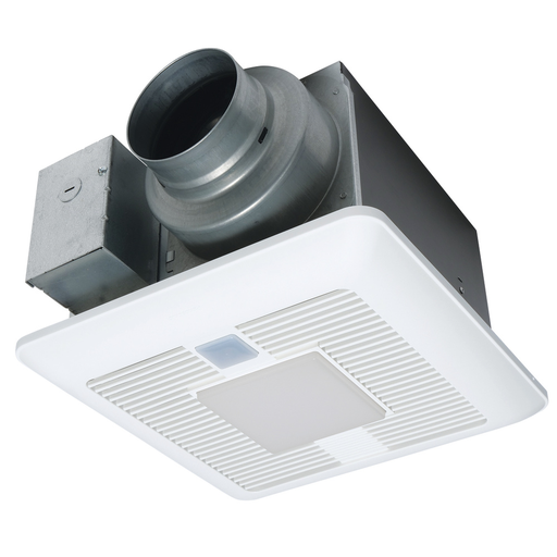 FV-0511VQCL1 - WhisperSense Ventilation Fan/Light with Motion and Humidity Sensors, Pick-A-Flow Speed Selector, Extremely Quiet, Long Lasting, Easy to Install, Code Compliant, Energy Star Certified, White