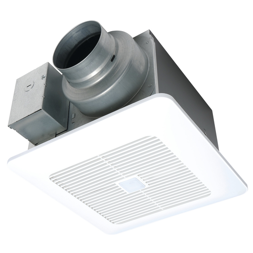 FV-0511VQC1 - WhisperSense Ventilation Fan with Motion and Humidity Sensors, Pick-A-Flow Speed Selector, Extremely Quiet, Long Lasting, Easy to Install, Code Compliant, Energy Star Certified, White