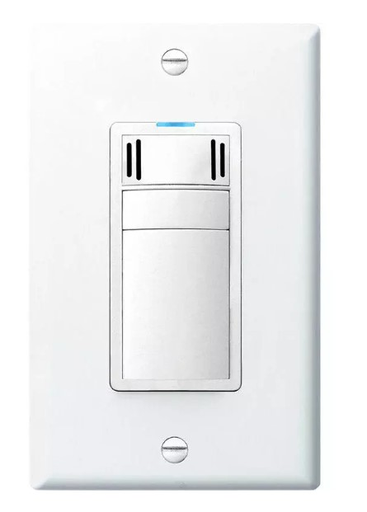 FV-WCCS1-W - WhisperControl On/Off Switch for Ventilation Fan Control with Condensation Sensor Plus, Switch for Panasonic Ventilation Fans, Energy Star Certified, Code Compliant, White Colored Switch with Wall Plate