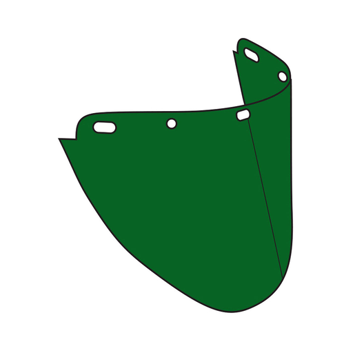 Aspherical Polycarbonate Safety Visor - 0.04" Thickness