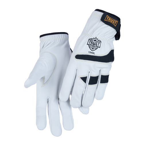 Trust Protection 1540L Premium Sheepskin TIG Welding Gloves with Kevlar Sewn and Snug Fit Inserts