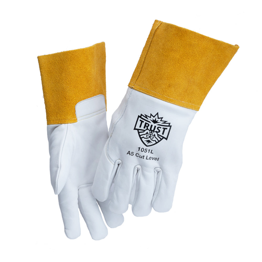 Trust Protection 1051 Top Grain Cowhide Cut Level A5 MIG Welders Glove | Large