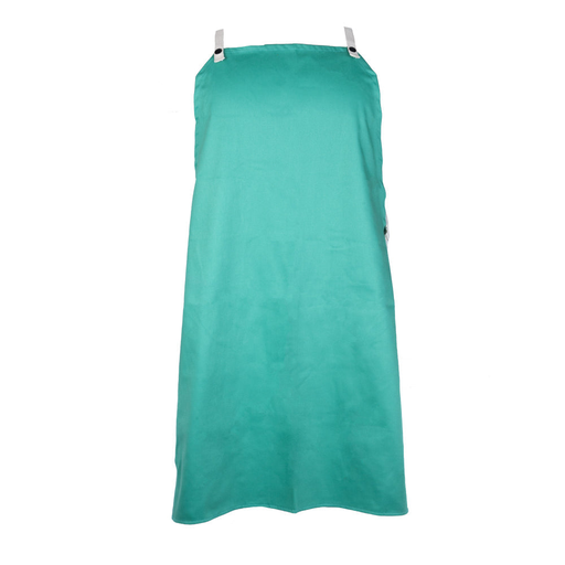 Trust Protection 5570 Premium Lightweight Fr Cotton 24"X36" Green Bib Apron