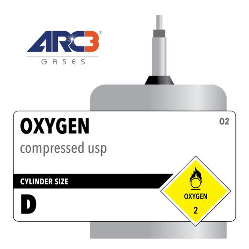 Oxygen USP Medical Gas size D