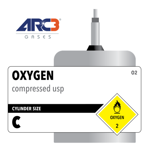 Oxygen USP Medical Gas size C