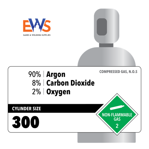 ARG/CO-2/OXY (90/8/2) 336CF