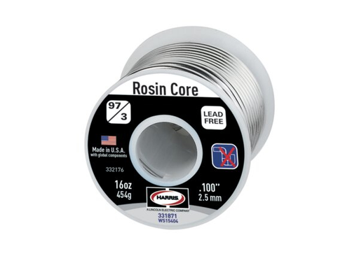 60/40 Leaded Rosin Core Solder 1/16 in, 1 lb Spool