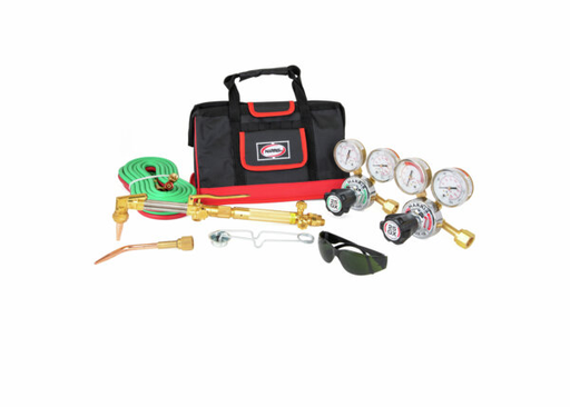 Model V100C-25GX-300 deluxe combination V-Series Steelworker kit for use with all fuel gases/acetylene