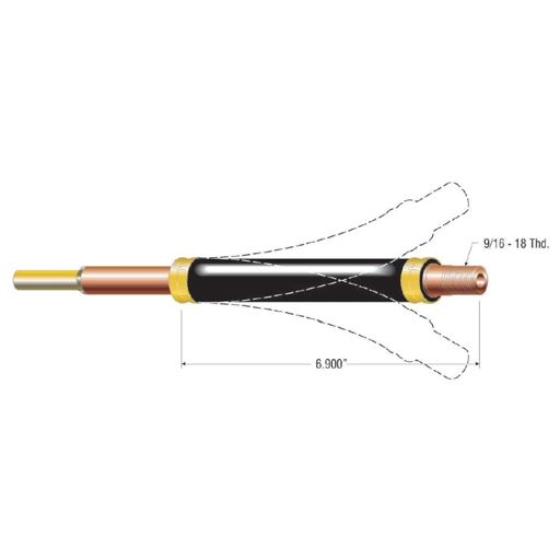 Profax-Lenco TFX-4HD Flexible Barrel MIG Gun Extreme Heat Heavy Duty