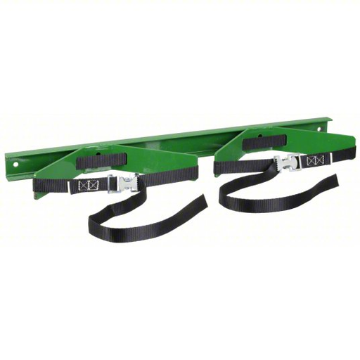 SAFTCART Cylinder Bracket: 2 Cylinder, For 9 1/2 in to 10 in Dia, Strap with Cinch Buckle