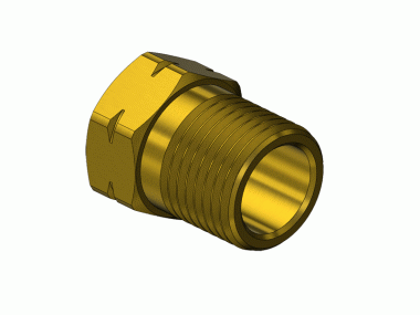 INERT ARC NUT, WATER, B SIZE, 5/8-18LH-EXT (WE AW-14)
