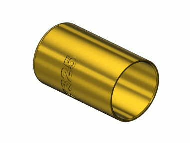 HOSE FERRULE, .562"ID, 1"LNG (WE 7325)
