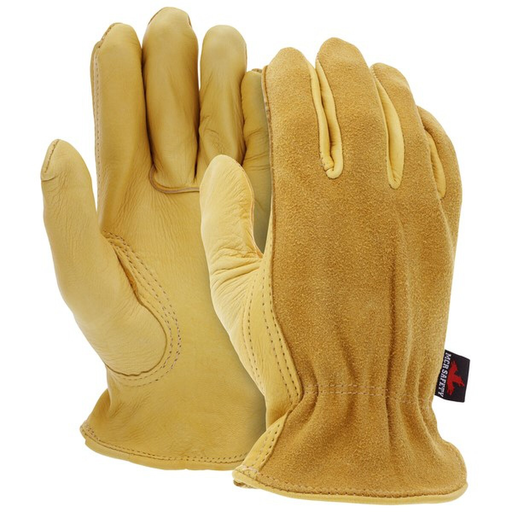 MCR Drivers Gloves Drivers 3X-Large GOLD UNLINED