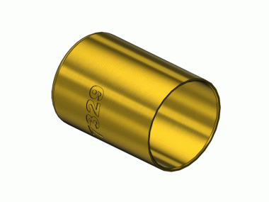 HOSE FERRULE, .687"ID, 1"LNG (WE 7329)