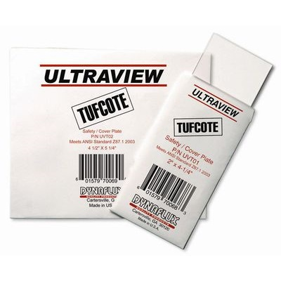 Dynaflux Ultraviewâ„¢ UV24CL Cover Lens, Clear, Polycarbonate, Length: 4-1/4 Inch, Width: 2 Inch