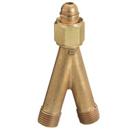 "Y" CONNECTIONS BRASS