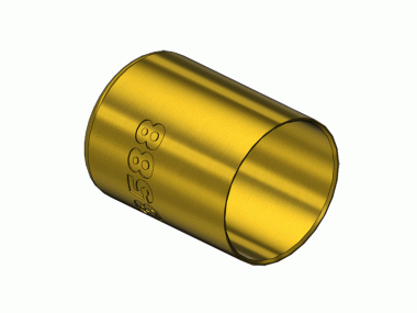HOSE FERRULE, .564"ID, 3/4"LNG (WE 3588)