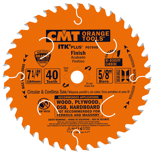 ITK-PLUS FINISH 7-1/4"x40x5/8" (Bulk, min 10 pcs.)
