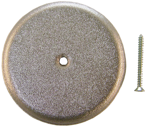 5-1/4" OD Flat Cleanout Cover Plate- Matte Chrome Finish