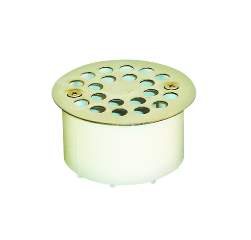 3" PVC Snap-in Drain w/ Stainless Steel Strainer