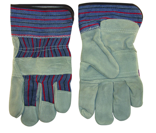 Leather Palm Gloves w/ Safety Cuff