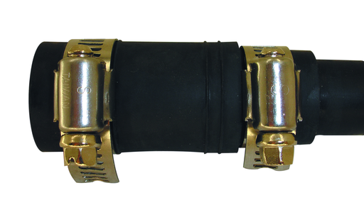 Dishwasher Disposal Connector w/ 2 Gear Clamps