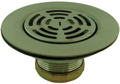4-1/2" OD Flat Top Sink Strainer- Stainless Steel