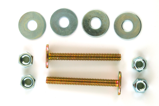 1/4" x 2-1/4" Closet Bolt Set w/ Round Washers- Double Packed