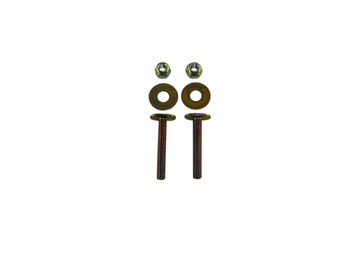 1/4" x 2-1/4" Closet Bolt Set w/ Round Washers- Paired