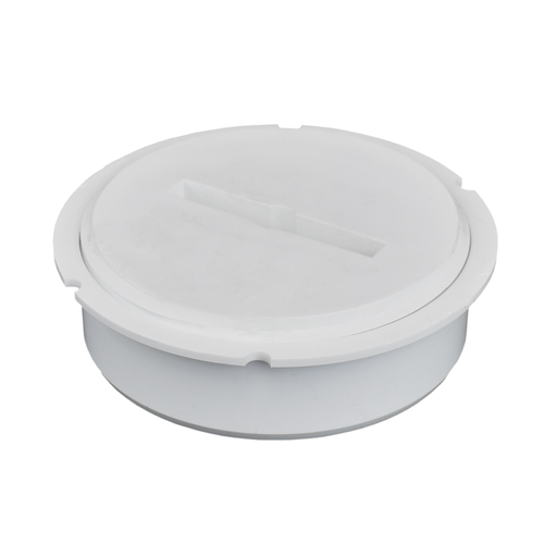 4" PVC Snap-in Cleanout w/ Plug