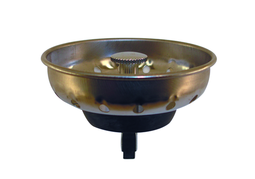 Fit-All Replacement Post Style Basket Strainer- Stainless Steel