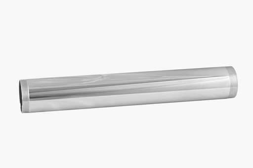 1-1/4" X 6" 20 Ga TBE Brass Sink Tailpiece- Chrome Plated