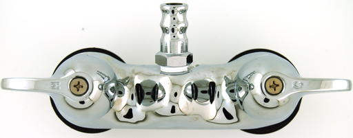 Leg Tub Faucet w/ Size "O" Spout- Chrome Plated
