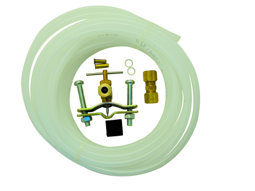 25' x 1/4" OD Ice Maker Kit w/ Poly Tubing- Lead Free
