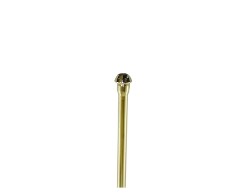 3/8" OD x 20" Copper Lavatory Riser- Chrome Plated