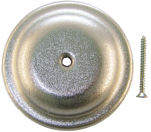 5-1/4" OD Bell Cleanout Cover Plate- Matte Chrome Finish