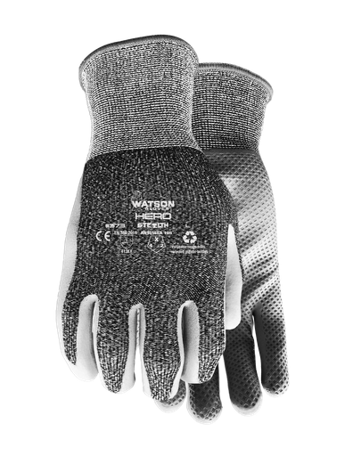 STEALTH HERO 15GG WASTENOT FOAM NITRILE W RECLAIM COATED - L