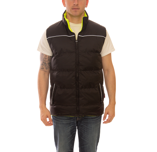 Reversible Vest - Black/Fl Yellow - V26022.MD