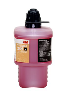 3M Neutral Cleaner LO Concentrate 33H, Gray Cap, 2 Liter, 6/case