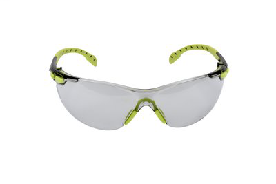 3M Solus Protective Eyewear 1000 Series S1207SGAF Green/Black, Scotchgard Anti-fog lens, 20 EA/Case