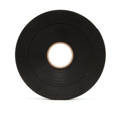 3M Scotchrap Vinyl Corrosion Protection Tape 51, Unprinted, 1 in x 100 ft, Black, 24 rolls/case