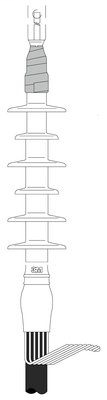 3M 5652-1/0 Cold Shrink 6 Skirt Jacketed Concentric Neutral Cable Termination Kit 3M 5652-1/0 Cold Shrink 6 Skirt Jacketed Concentric Neutral Cable Termination Kit